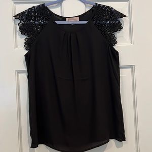 Philosophy Republic Clothing Black Blouse